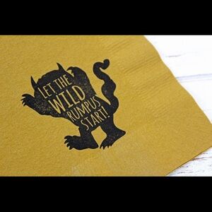 Where the wild things are Napkins - Ivory